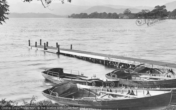 Photo of Windermere, Boats At Miller Ground 1926