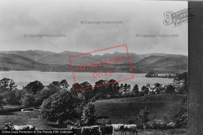 Photo of Windermere, From Above Lowood 1886