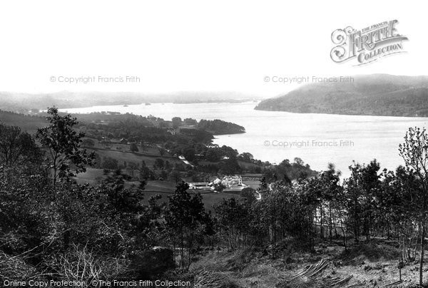 Photo of Windermere, From Above Lowood 1892