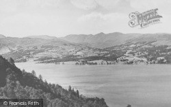 Lake, Red Screes And The Bell From Furness Fells c.1930, Windermere