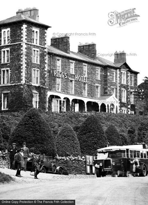 Photo of Windermere, Rigg's Hotel 1929