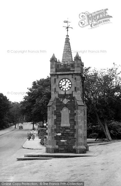 Photo of Windermere, The Baddeley Clock c.1955