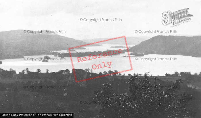 Photo of Windermere, The Lake From Troutbeck c.1920
