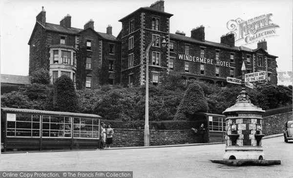 Photo of Windermere, The Windermere Hotel c.1955
