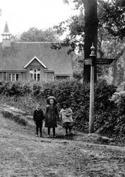 Children In School Lane 1909, Windlesham