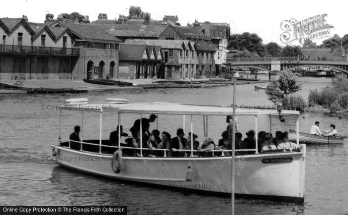 Photo of Windsor, Boat On The Thames c.1965