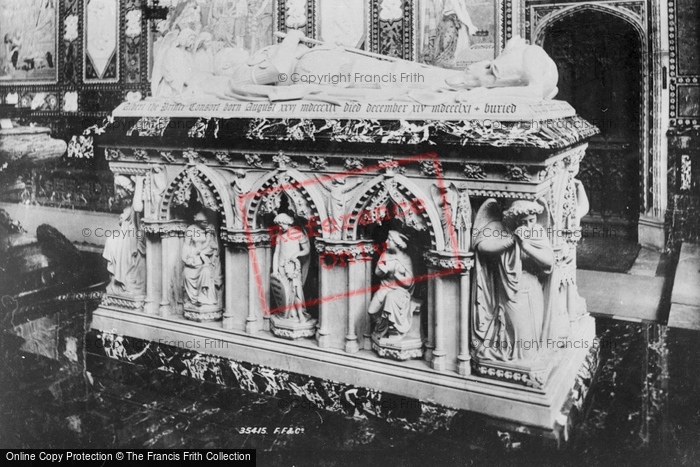 Photo of Windsor, Castle, Albert Memorial Chapel, Tomb Of Prince Consort 1895