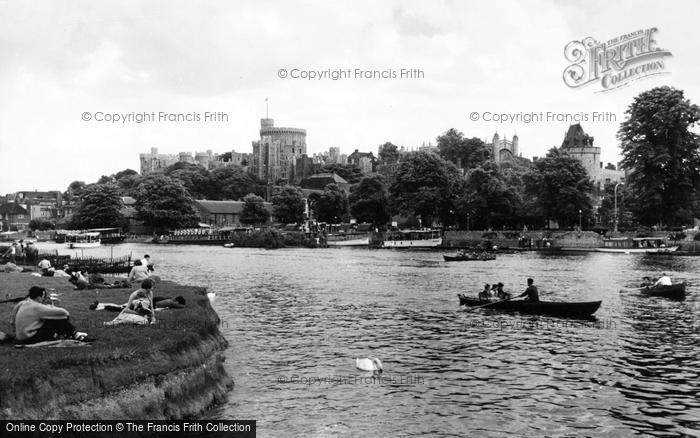 Photo of Windsor, Castle And The River Thames c.1965
