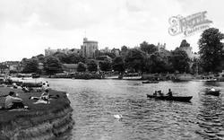 Castle And The River Thames c.1965, Windsor