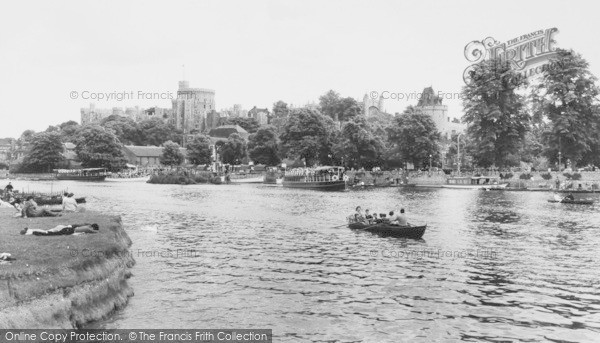 Photo of Windsor, Castle And The River Thames c.1965