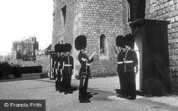 Castle, Changing Of The Guard c.1960, Windsor