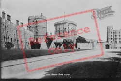 Castle, From Castle Hill Entrance 1895, Windsor