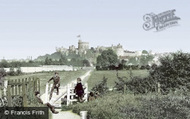 Castle From Clewer Path 1890, Windsor