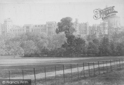 Castle, From The Home Park c.1900, Windsor