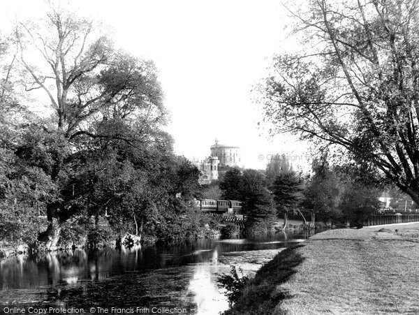 Photo of Windsor, Castle From The Meadows 1895