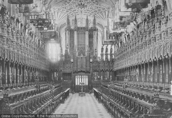 Photo of Windsor, Castle, George's Chapel, Choir West c.1900