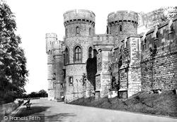Castle, North Terrace And Norman Tower 1895, Windsor