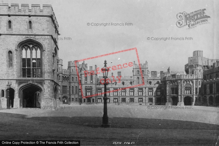 Photo of Windsor, Castle, Queen's Entrance To Quad 1895
