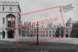 Castle, Queen's Entrance To Quad 1895, Windsor
