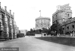 Castle, Round Tower 1895, Windsor