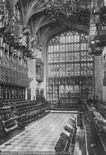 Photo of Windsor, Castle, St George's Chapel 1895