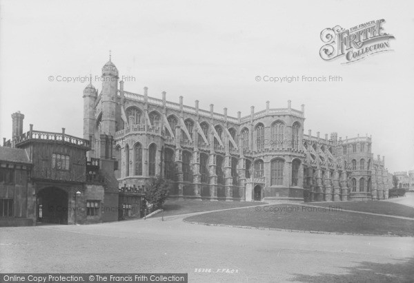 Photo of Windsor, Castle, St George's Chapel And Old Gateway 1895