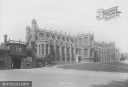 Castle, St George's Chapel And Old Gateway 1895, Windsor