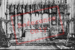 Castle, St George's Chapel, Choir, Reredos 1895, Windsor