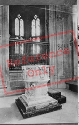 Castle, St George's Chapel, Font And Beaufort Chapel 1895, Windsor