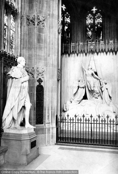 Photo of Windsor, Castle, St George's Chapel, Princess Charlotte Memorial 1895