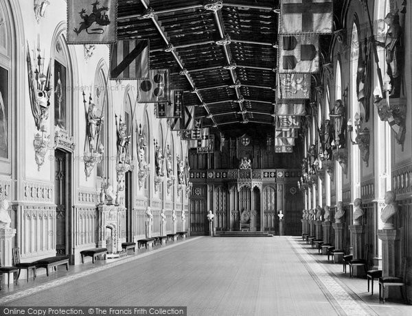 Windsor, Castle, St George's Hall 1923