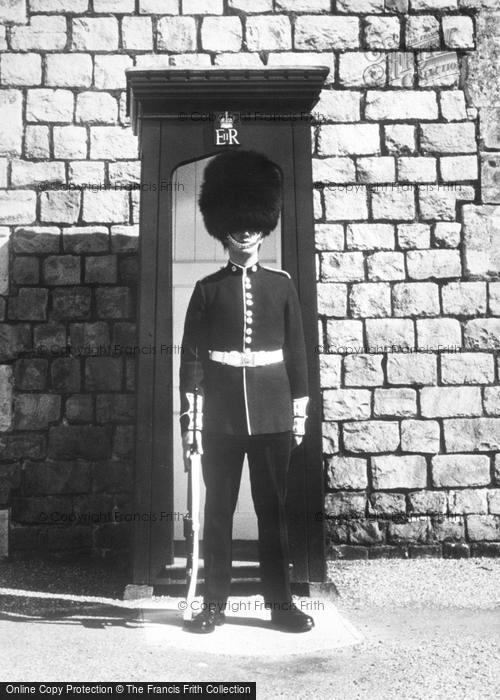 Photo of Windsor, Castle, The Coldstream Guard c.1960