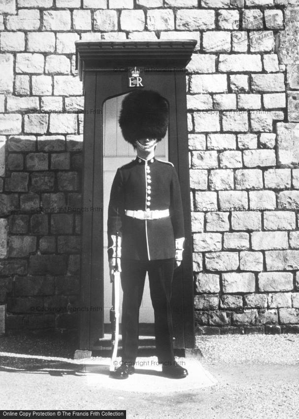 Windsor, Castle, the Coldstream Guard c1960