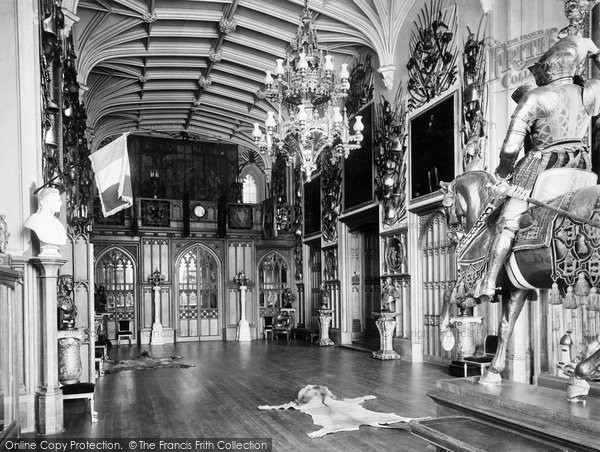Photo of Windsor, Castle, The Guard Room 1923