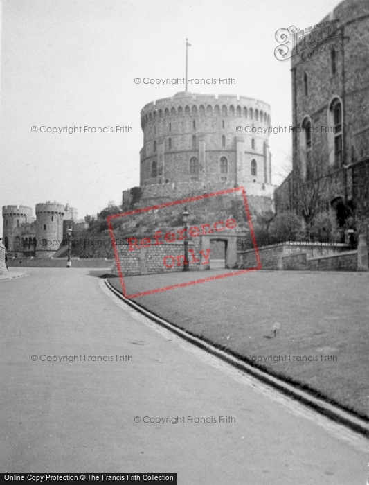 Photo of Windsor, Castle, The Round Tower c.1950
