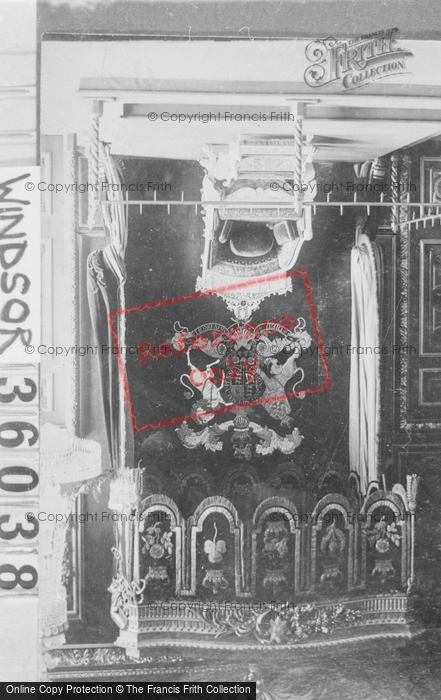 Photo of Windsor, Castle, The Throne 1895