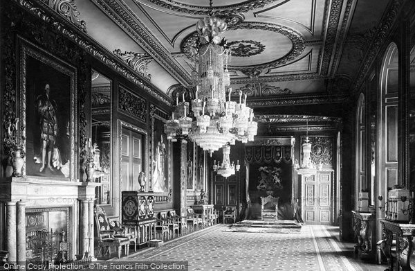 Photo of Windsor, Castle, The Throne Room 1923
