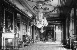 Castle, The Throne Room 1923, Windsor