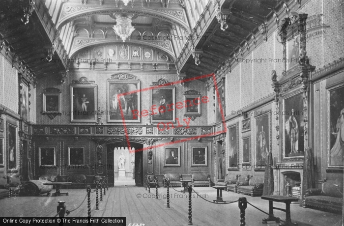 Photo of Windsor, Castle, The Waterloo Chamber 1895