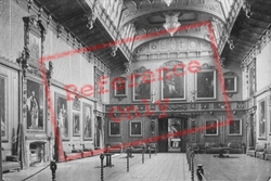 Castle, The Waterloo Chamber 1895, Windsor
