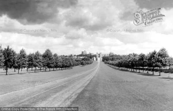 Photo of Windsor, Great Park, The Long Walk c.1960