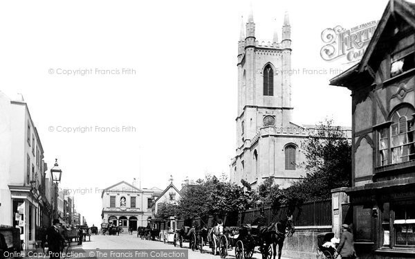 Photo of Windsor, High Street And Church Of St John The Baptist 1895