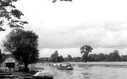 Windsor, Launch on River Thames c1950