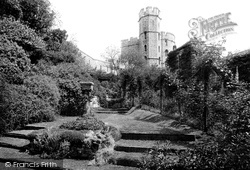 St George's Tower And Moat Garden 1914, Windsor