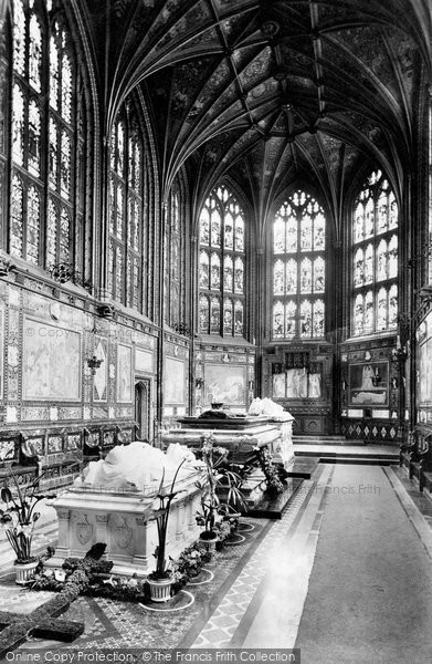 Photo of Windsor, The Castle, Albert Memorial Chapel 1895