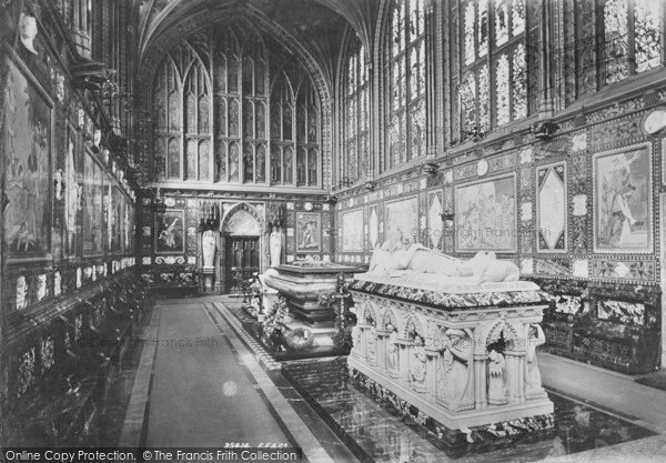 Photo of Windsor, The Castle, Albert Memorial Chapel West 1895