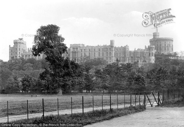 Photo of Windsor, The Castle From Home Park 1895