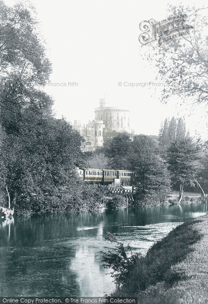 Photo of Windsor, The Castle From Romney Island 1895