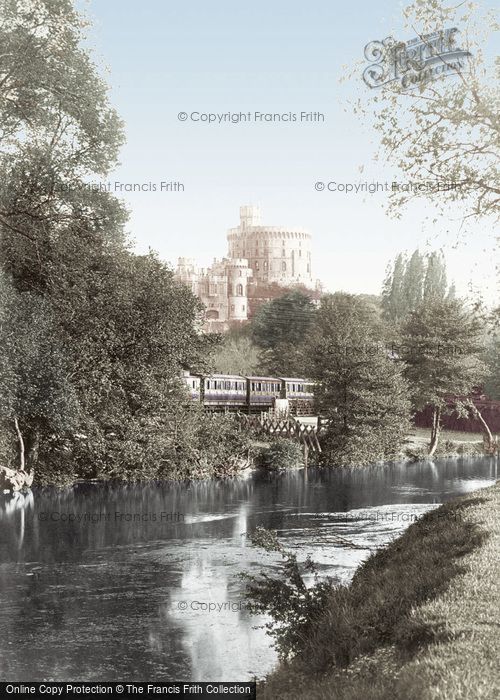 Photo of Windsor, The Castle From Romney Island 1895