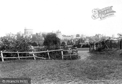 The Castle From The Meadows 1895, Windsor